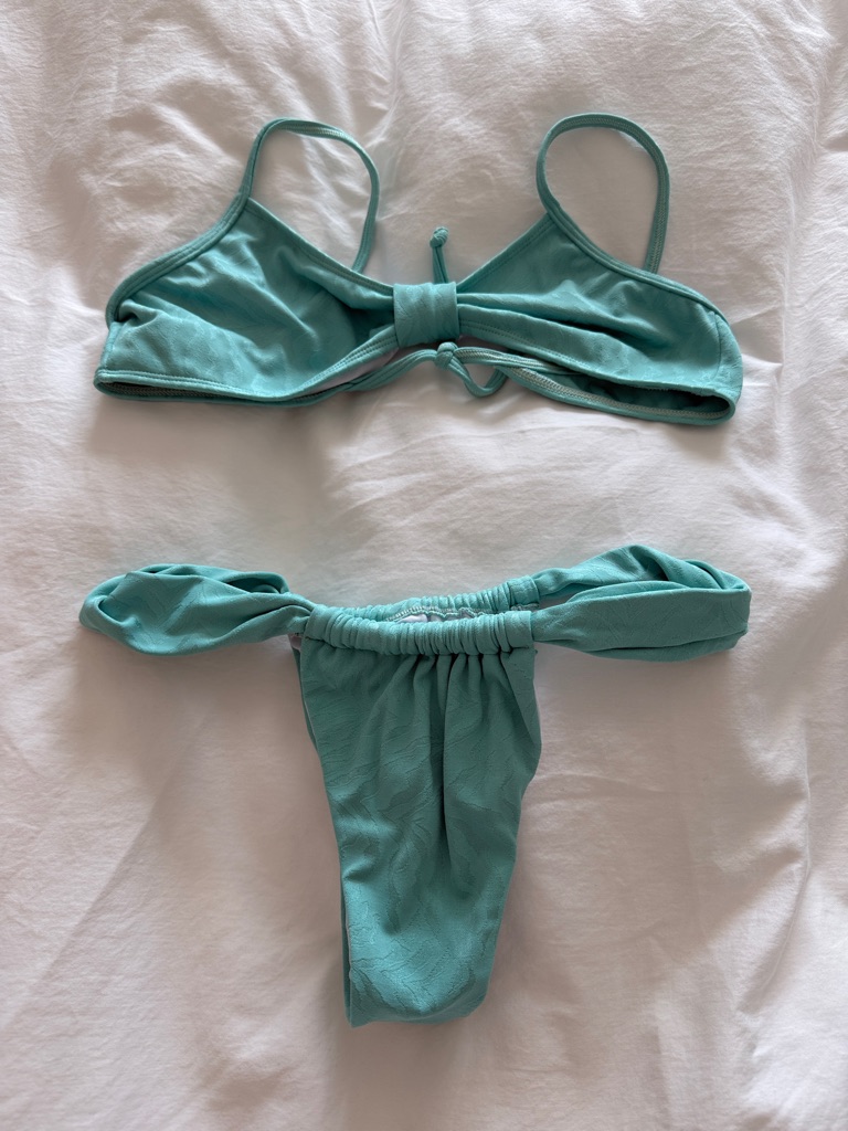Lola’s Label - Aqua Green Two-Piece Bikini Set
